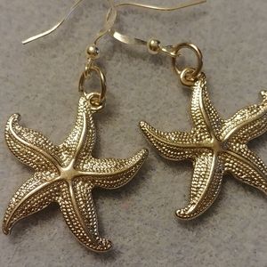 Silver detailed starfish